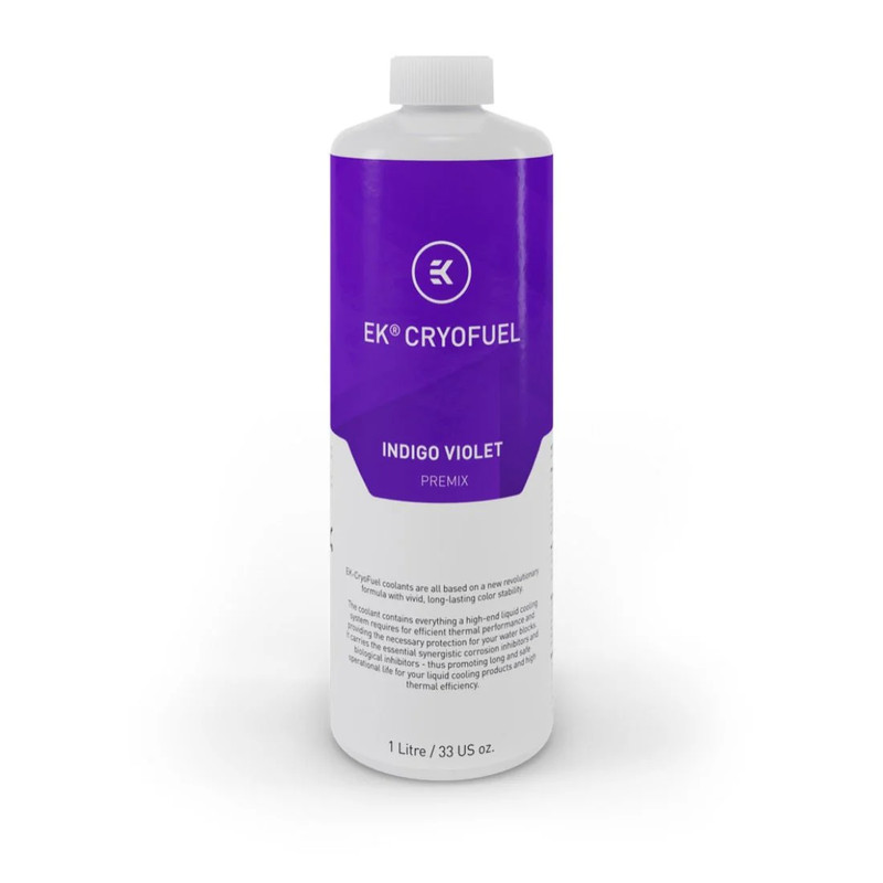 EKWB CryoFuel Premix 1000mL Coolant - Indigo Violet - سائل تبريد